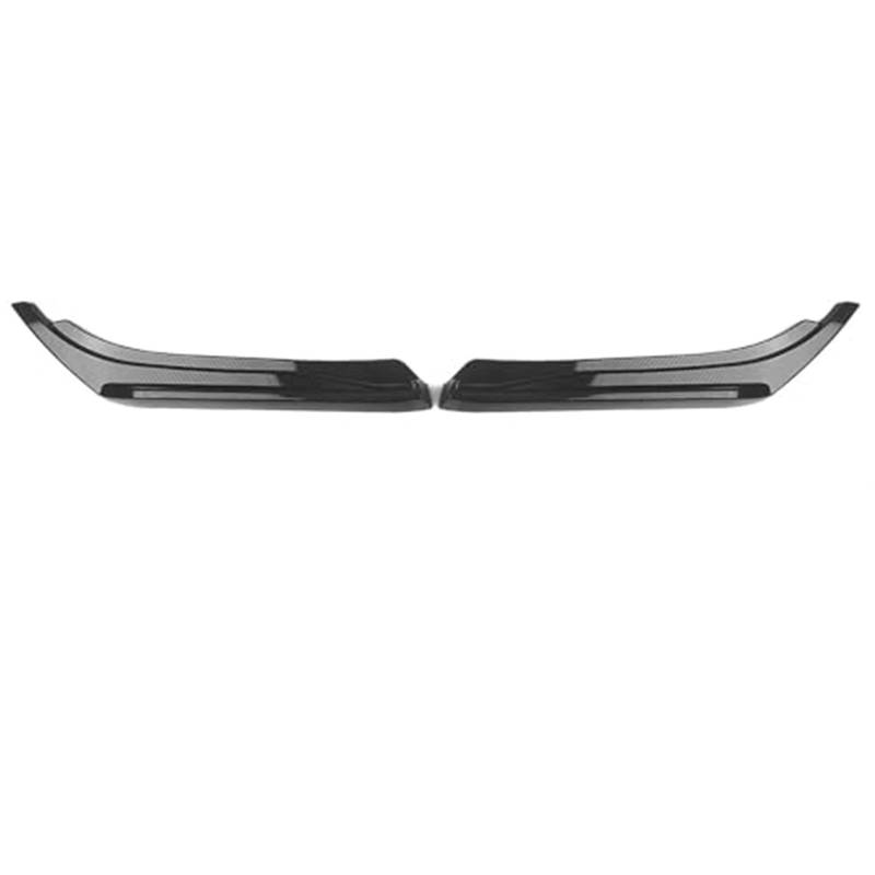 BWZJS Auto-Heckspoiler, Heckstoßstangen-Seitensplitterabdeckung, Carbonfaser-Optik/Schwarz glänzend, Kofferraumspoiler-Schutzplatte, for Infiniti, for Q50 2014-2023 Heckstoßstangen-Diffusor-Spoiler(Ca von BWZJS