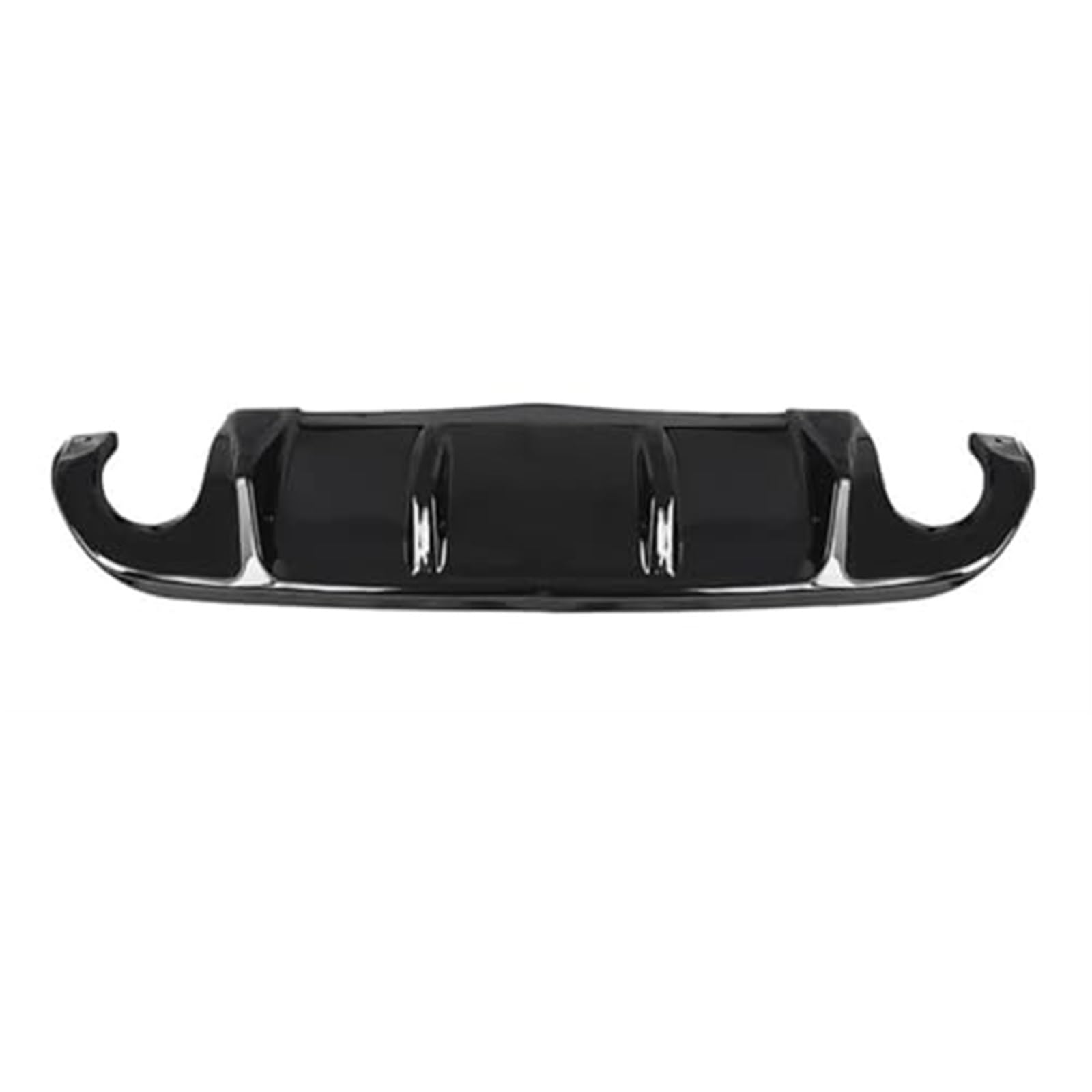 BWZJS Auto Heckspoiler Heckdiffusor Stoßstangenlippe Carbonfaser-Optik/Kofferraumhalterung Spoiler, for Infiniti, for Q50 2014 2015 2016 2017 Heckstoßstangen-Diffusor-Spoiler(Glossy Black) von BWZJS