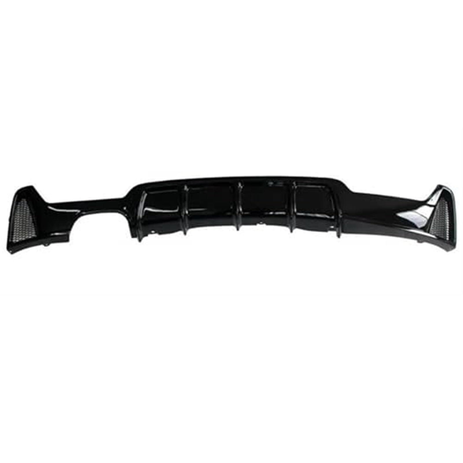 BWZJS Auto Heckspoiler Heckspoilerlippe, for, for 4er F32 F33 F36 435i 2014-2020 Fiber Spoiler Kit Heckklappe Heckspoilerlippe Heckstoßstangen-Diffusor-Spoiler(Glossy Black) von BWZJS