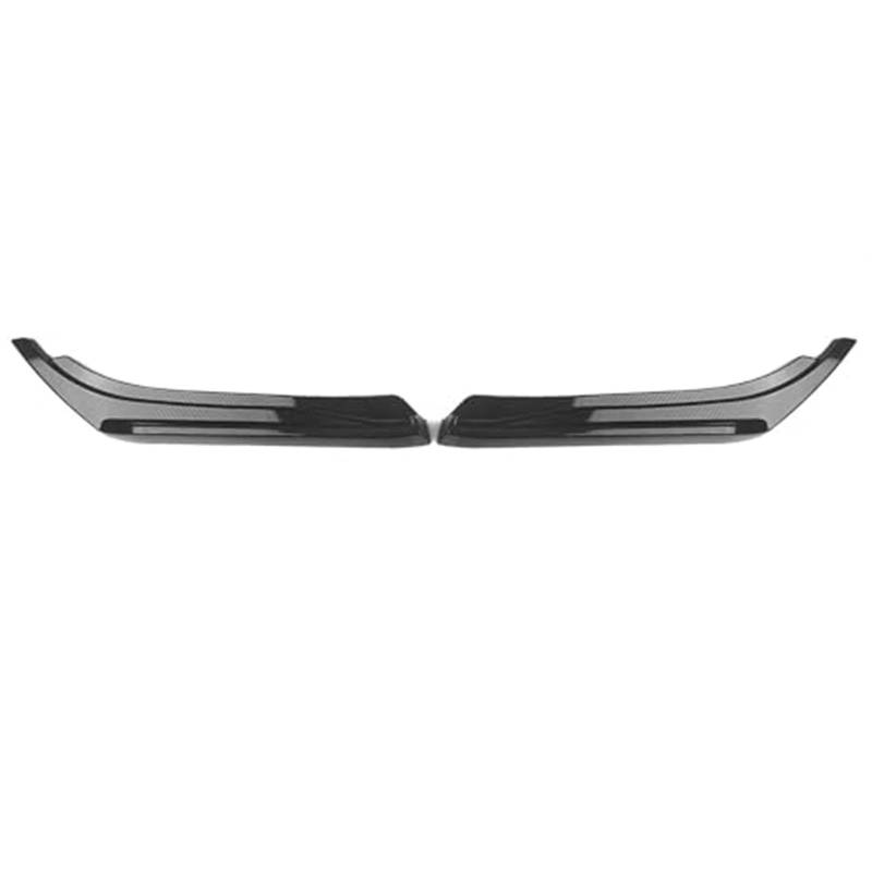 BWZJS Heckspoiler, Heckstoßstangen-Seitensplitterabdeckung, Carbonfaser-Optik/Hochglanz, Kofferraumspoiler-Schutzplatte, for Infiniti, for Q50 2014-2023 Heckstoßstangen-Diffusor-Spoiler(Carbon Fiber L von BWZJS