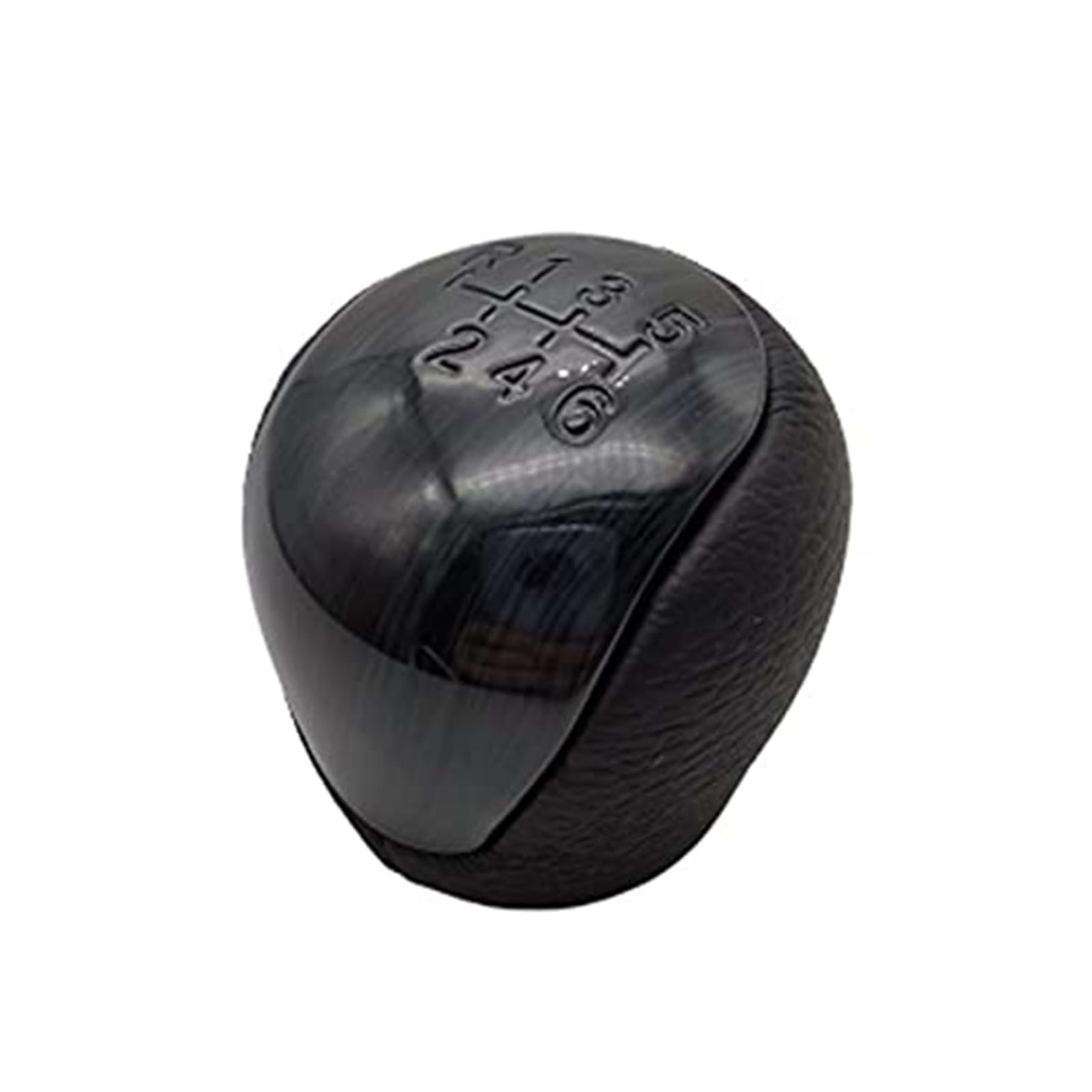 BWZJS Manueller Schalthebel, 5- und 6-Gang-Schaltknauf, Schalthebelkopf, Handball for IX35 2012-2016, Auto-Schalthebel(Black Black 6speed) von BWZJS