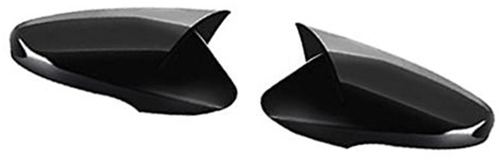 Car Styling Außenrückspiegelabdeckungsverkleidung, for Hyundai, for Elantra, Veloster 2011-2015 Abdeckung mit Blinkermodell Außenspiegelgehäuse(BLACK Bright black) von BWZJS