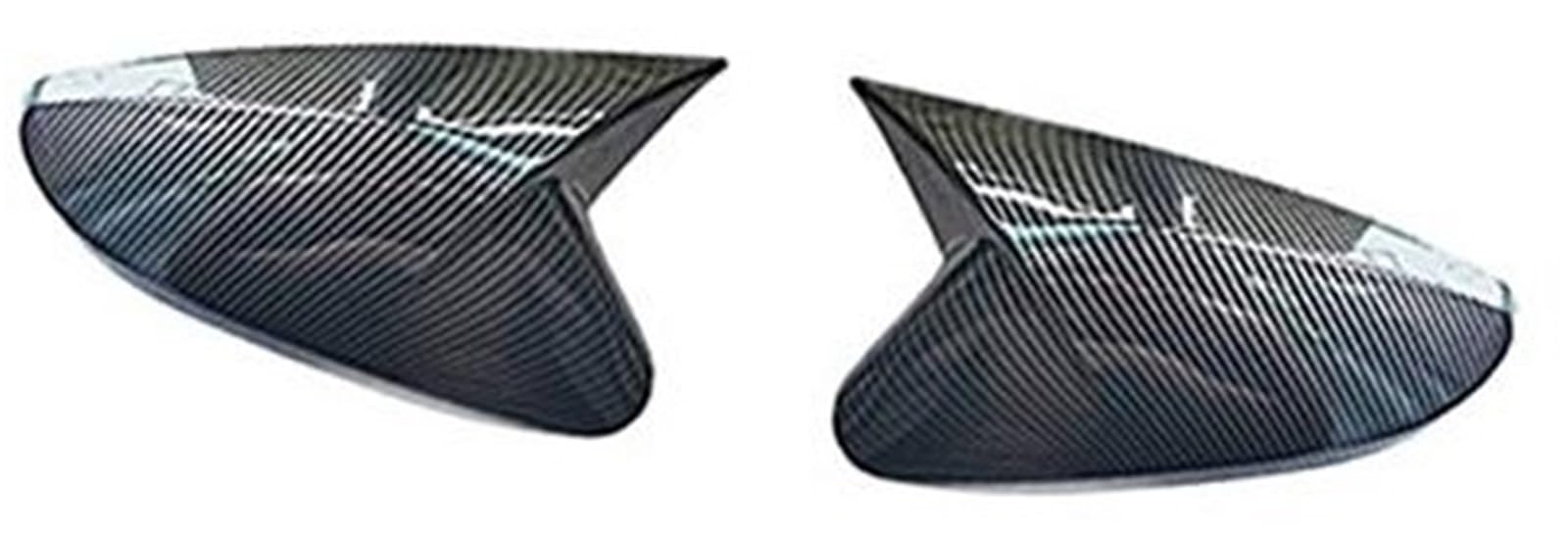 Car Styling Außenrückspiegelabdeckungsverkleidung, for Hyundai, for Elantra, Veloster 2011-2015 Abdeckung mit Blinkermodell Außenspiegelgehäuse(BLACK Carbon fiber pattern) von BWZJS