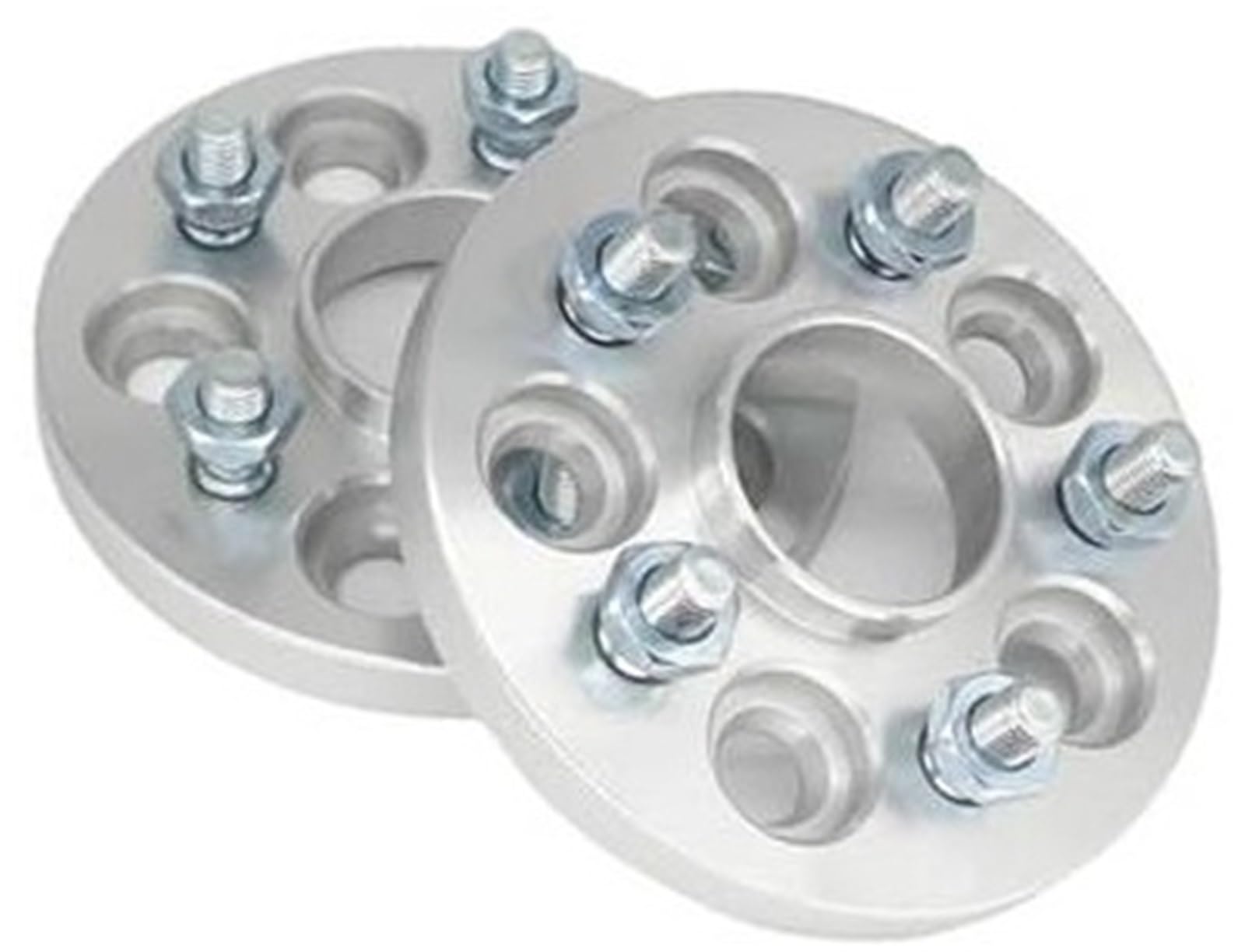 Distanzscheiben, 2 Stück, 25 mm, 32 mm, Pcd 5 x 100 CB, 56,1 mm, Spurverbreiterungsadapter, 5 Lug-Aluminium-Raddistanzscheiben, Autofelgen-Zubehör, Raddistanzscheiben Spurverbreiterung aus Aluminium(B von BWZJS