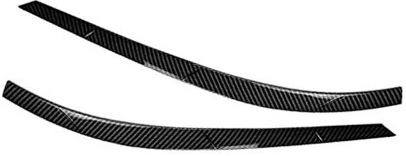 Frontscheinwerfer-Augenbrauen-Augendeckel-Zieraufkleber, for VW, for Tiguan, 2011–2016, Carbon-Optik Scheinwerfer-Augenbrauenverkleidung von BWZJS