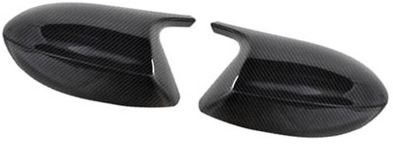 Kohlefaser/ABS Auto-Rückspiegelkappen-Abdeckung, Ersatzflügel, Rückspiegel-Abdeckkappe, for, E89 Z4 2009–2018 Außenspiegelgehäuse(BLACK Carbon fiber pattern) von BWZJS