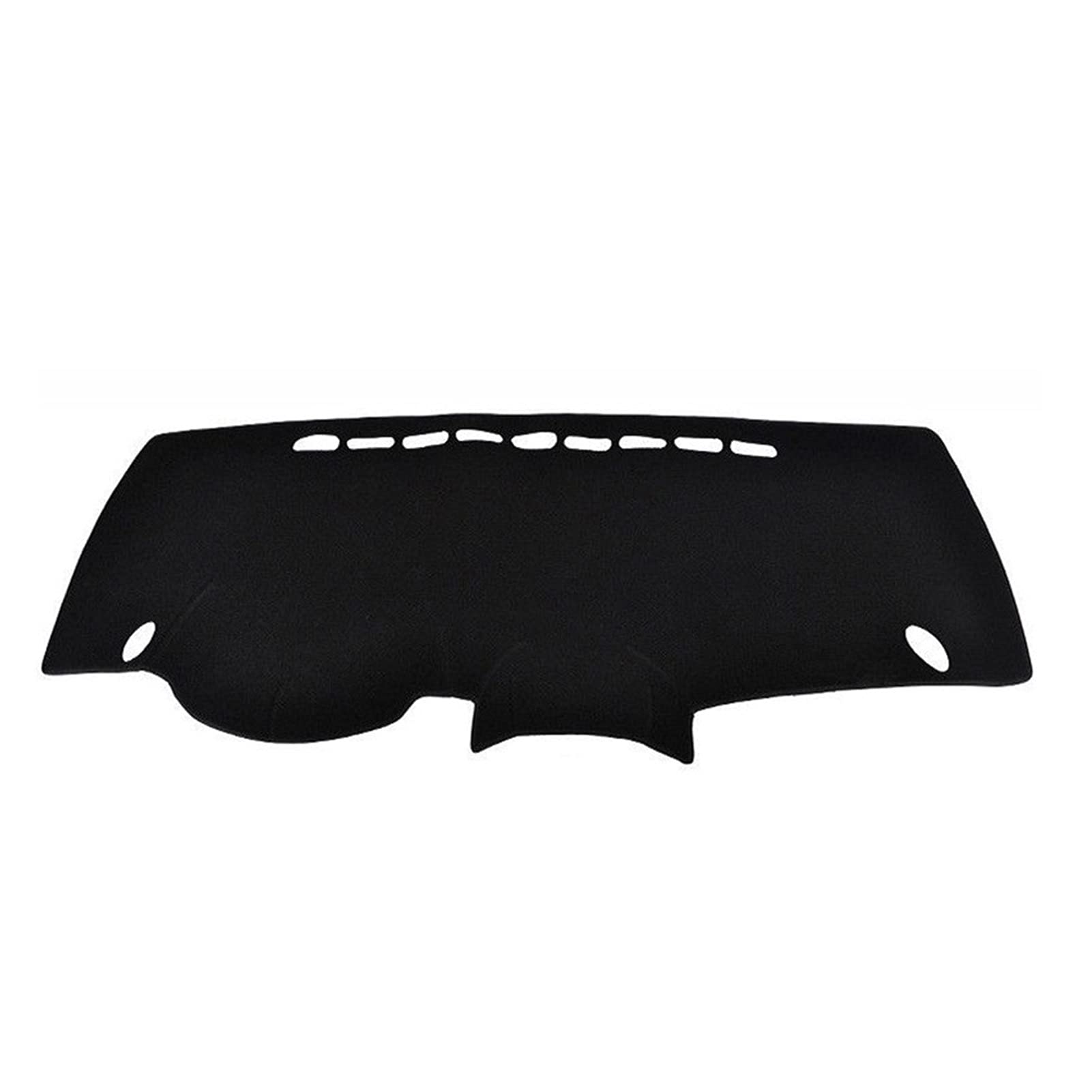 LHD Auto Armaturenbrett Abdeckung Matte Pad Dash Dashmat Sonnenschutz Instrument Teppich Fit, for JAZZ, 2009-2013 Auto-Armaturenbrettschutz(Black(Black Edge)) von BWZJS