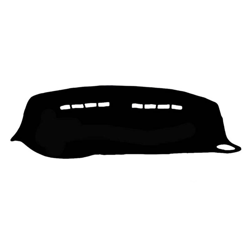 LHD Auto Armaturenbrett Abdeckung Matte Pad Sonnenschutz Dashmat Instrument Abdeckungen Teppich Zubehör, for Peugeot, 208 2008 2014 2015 2016 2017 2018 Auto-Armaturenbrettschutz(Black(Black Edge)) von BWZJS