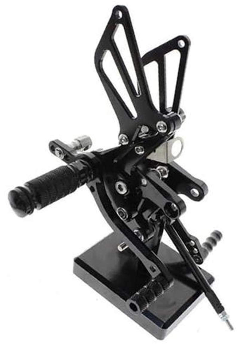 Motorrad-Fußrasten, Fußrastenanlage, Fußrastenanlage, for SV650/SV650S SV1000/S 1998–2014 Klappbare Motorrad-Fußstützen(Black 1) von BWZJS