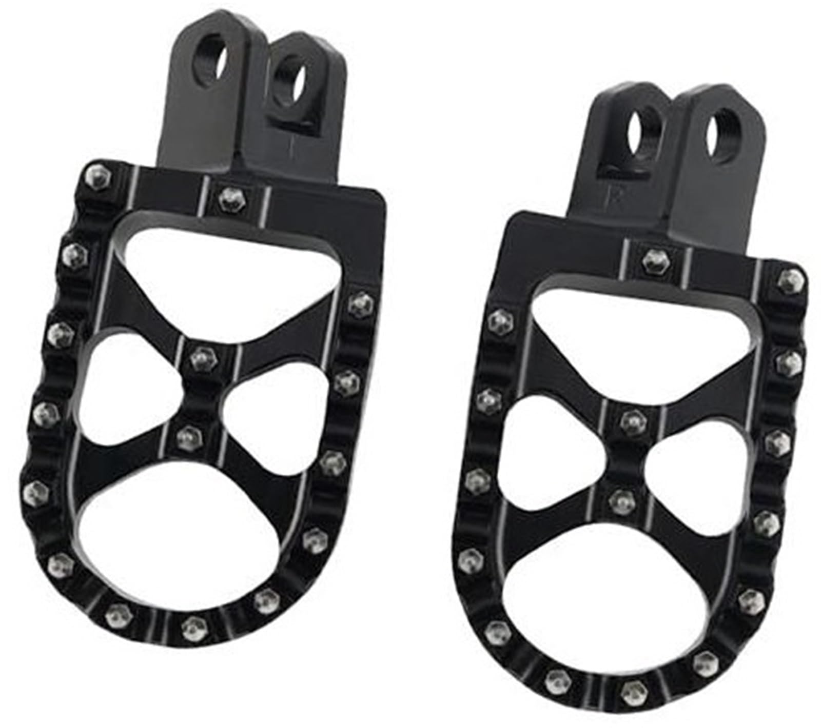 Motorradzubehör Fußrasten Fußstütze Fußrasten ruht Pedale, for DRZ400S DRZ400SM 2000-2020 2021 2022 Klappbare Motorrad-Fußstützen(Black) von BWZJS