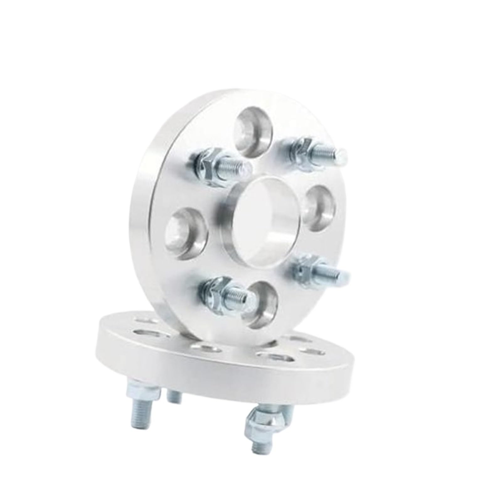 Naben-Spurverbreiterungen, 2 Stück, Distanzscheiben-Adapter, Aluminium, PCD, 4 x 100, CB 56,1, Dicke 15 mm/20 mm, Bolzen 12 x 1,5 Spurverbreiterung aus Aluminium(BLACK 20mm) von BWZJS