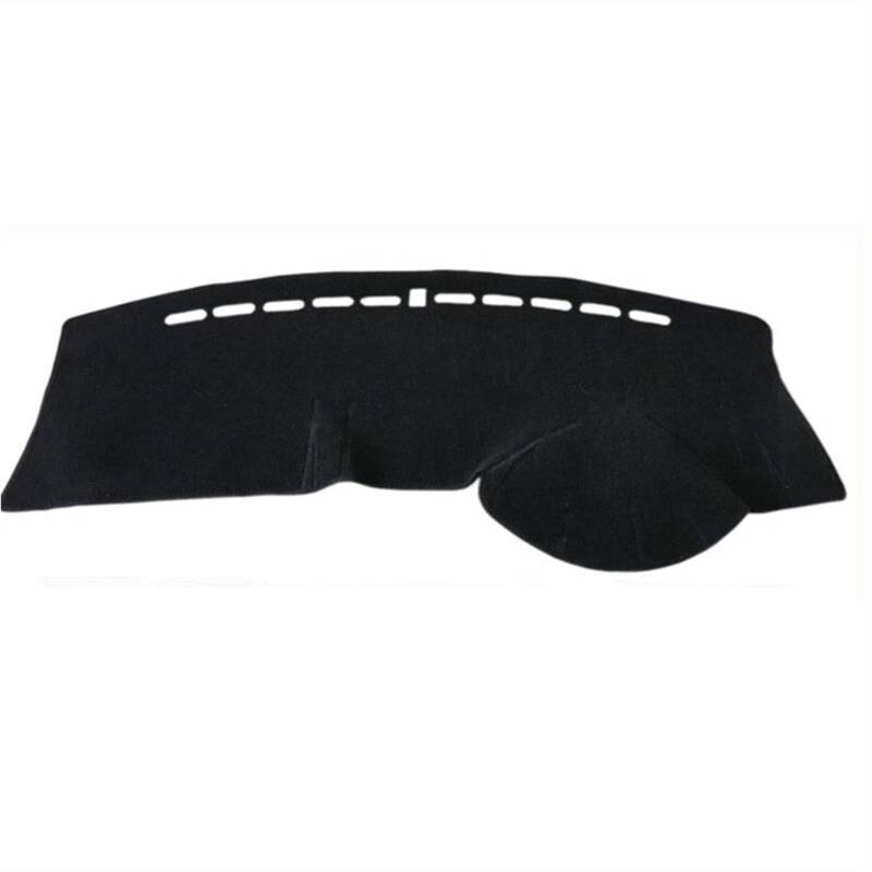 RHD Armaturenbrett-Matte, Armaturenbrett-Abdeckung, Anti-UV-Sonnenschutz, Armaturenbrett, Instrumenten-Auto-Styling, Teppich-Zubehör, passend for JAZZ, 2004–2007 Auto-Armaturenbrettschutz(Black(Black von BWZJS