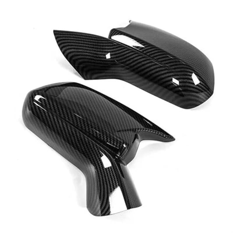 Rückspiegelabdeckung for Chevy Camaro LT/SS/RS/ZL1 2016-2022. Flügelkappe, Außentür-Rückspiegelverkleidung, Karbonfaser-Optik, Ersatzteile for Außenspiegel Außenspiegelgehäuse(Black CARBON) von BWZJS