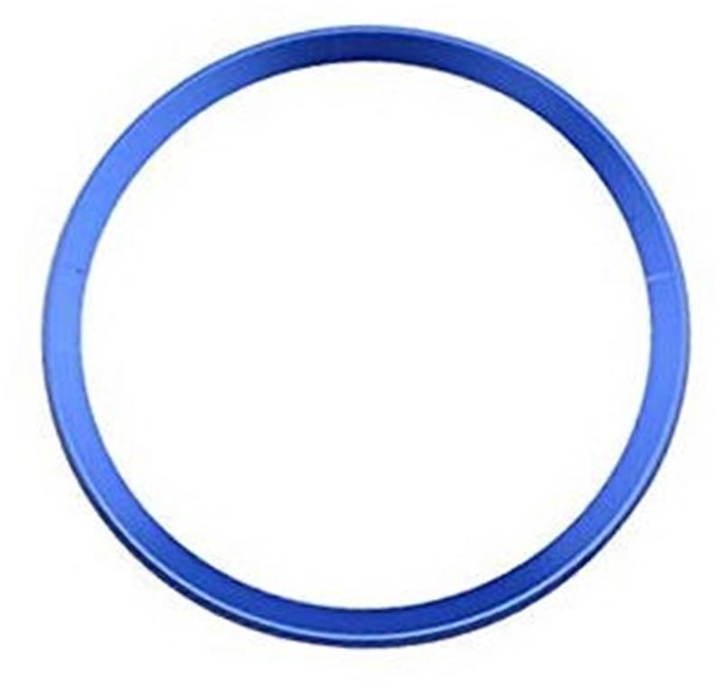 , for, A1 A3 A4 A5 A6 A7 Q3 Q5 S3 S5 S7 TT, Auto Styling Dekoration Ring Lenkrad Kreis Aufkleber Edelstahl Zubehör Lenkradaufkleber(Blue) von BWZJS