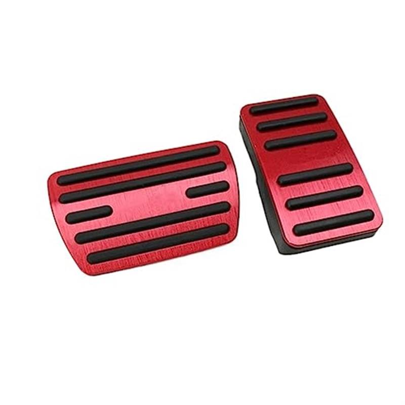 for Accord, 10. 2018 2019 2020 2021 2022 Auto Gaspedal Bremspedal Pad rutschfeste Abdeckung Fall Schutz Zubehör Fußpedalabdeckung Bremspedalabdeckung(Black 3PCS RED) von BWZJS