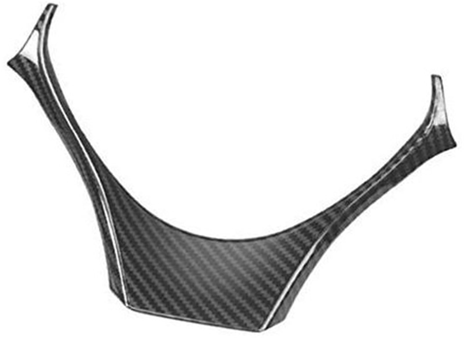 , for C-HR CHR C HR 2016 2017 2018 2019, Auto-Lenkrad-Pailletten-Aufkleber, Verkleidungsabdeckung, Innenform-Zubehör Lenkradaufkleber(Black B Carbon Fiber) von BWZJS