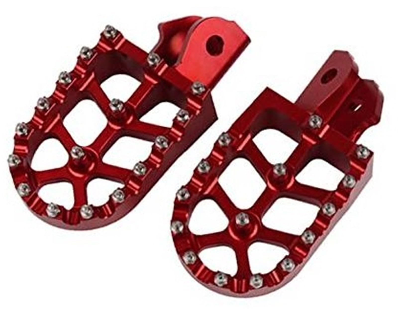 , for CRF110F 2013-2022, for CRF80 2005 Motorradzubehör Fußstütze Fußrasten Fußrasten ruht Pedal Klappbare Motorrad-Fußstützen(Red) von BWZJS