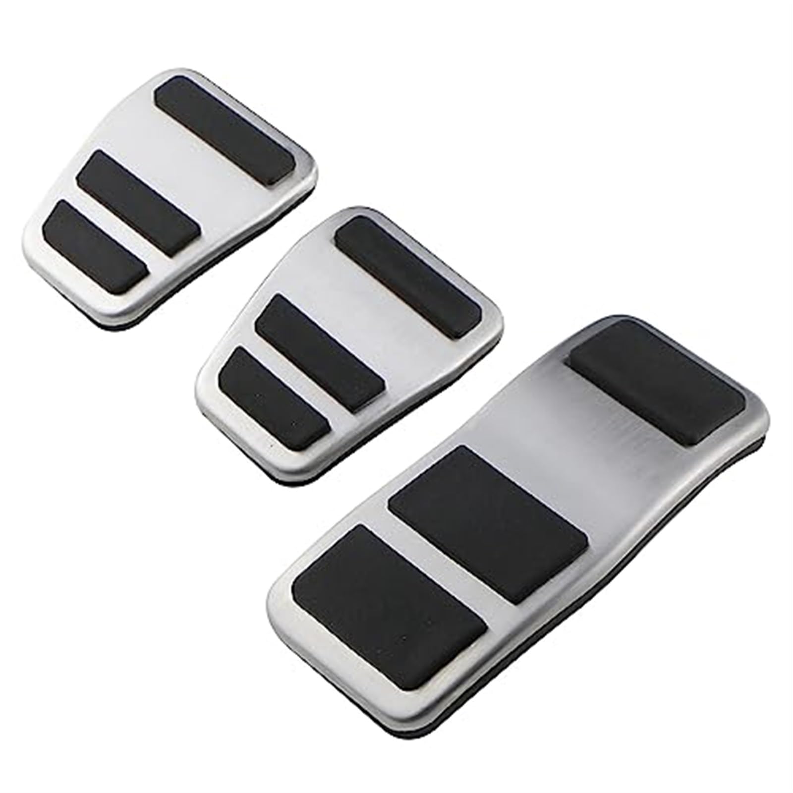 for Ford, for Fiesta, MK7 2007-2012 Edelstahl Auto Pedal Pads Abdeckung MT at Fußpedal Abdeckung Bremspedalabdeckung(Black MT) von BWZJS