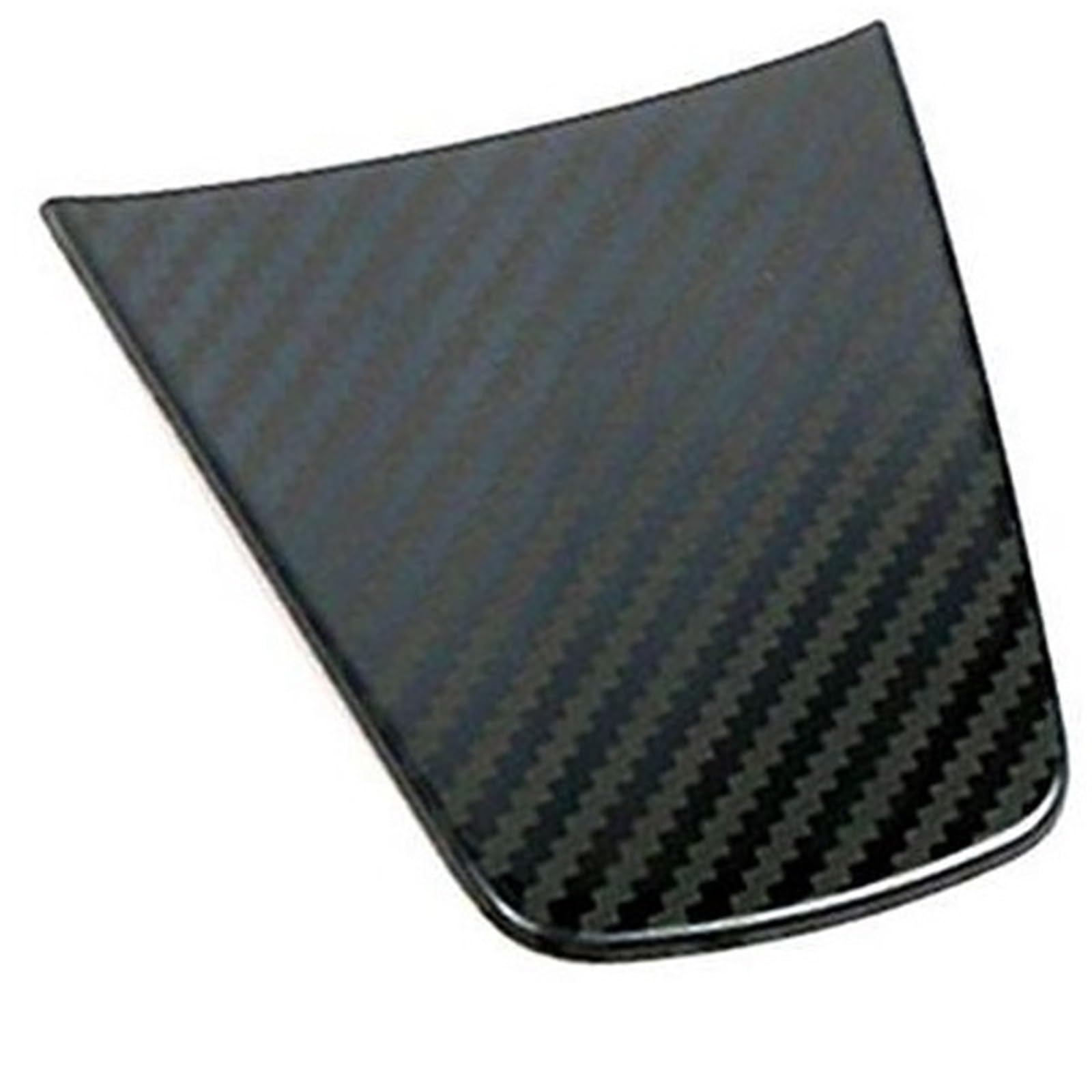 , for Tesla, Modell 3, Lenkrad-Low-Part-Aufkleber-Abdeckungsverkleidung, Edelstahl-Auto-Innenzubehör Lenkradaufkleber(Carbon Fiber Printed) von BWZJS