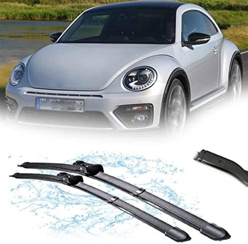 21"+21" Wischerblätter, für VW, für Käfer 2012 2013 2014 2015 2016 2017 2018 Auto-Frontfenster-Windschutzscheiben-Scheibenwischerblätter Scheibenwischer von BXINAN