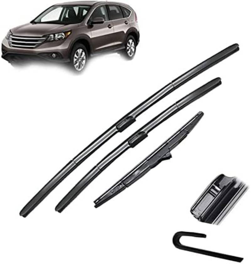 , Für Honda CRV MK4 2012 2013 2014 2015 2016 Autofenster vorne hinten Windschutzscheibe Scheibenwischerblätter Set Kit 26" 16" 13" Scheibenwischer von BXINAN