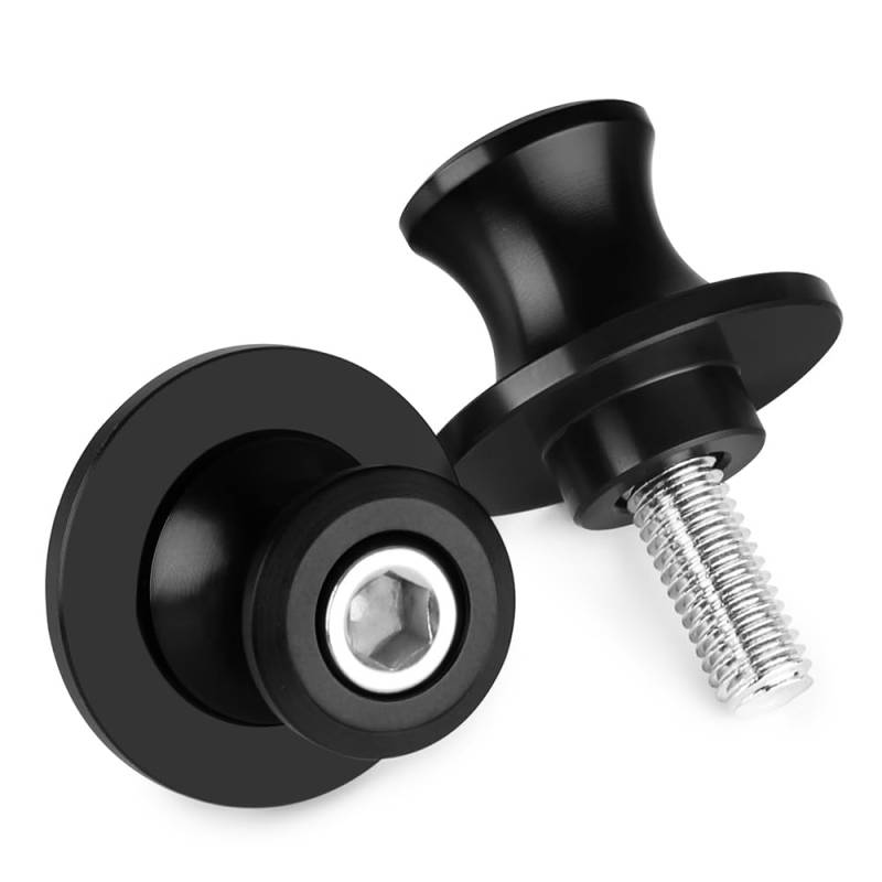 M6 6mm Schwingenschutz Schwingenadapter Ständer Bobbins Spool Racingadapter Ständeraufnahme für Yamaha YZF-R1 YZF-R25 YZF-R3 YZF-R6 FZ8 FZ9 FZ1 FZ6 V-MAX MT-01 MT-25 MT-03 MT-09 FJR1300 XJR1300 von BXMoto