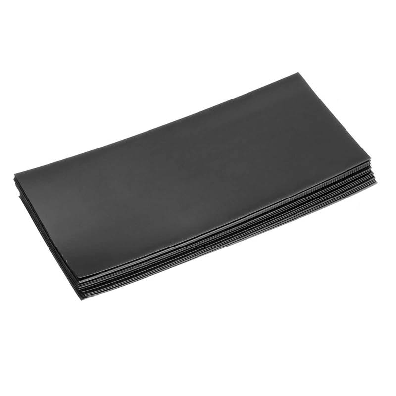 20 Stück 29,5 mm flache 72 mm Batteriehülsen, PVC-Umhüllungen, Schrumpfschläuche für 18650 Batterie, Schwarz [, ] von BXVXWKJXKR