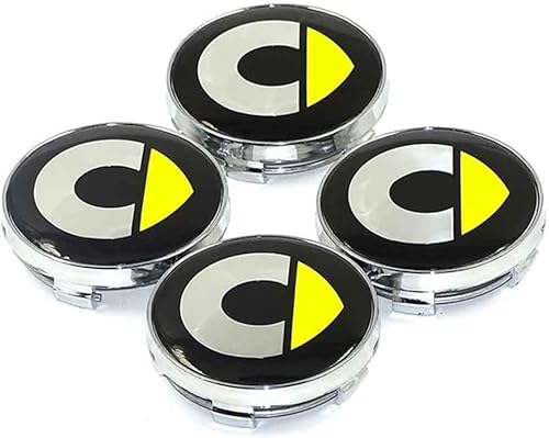 Radkappen für Smart Fortwo 451 453 Forfour 450 452 454 Cabrio Roadster 60mm,Radnaben-Mittelabdeckungen Radmutterkappen Nabendeckel Aufkleber Abzeichen Accessoires,B Radkappen für Smart Fortwo 451 453 Forfour 450 452 454 Cabrio Roadster 60mm,Radnaben-Mittelabdeckungen Radmutterkappen Nabendeckel Aufkleber Abzeichen Accessoires,B von BXWZVWUJ