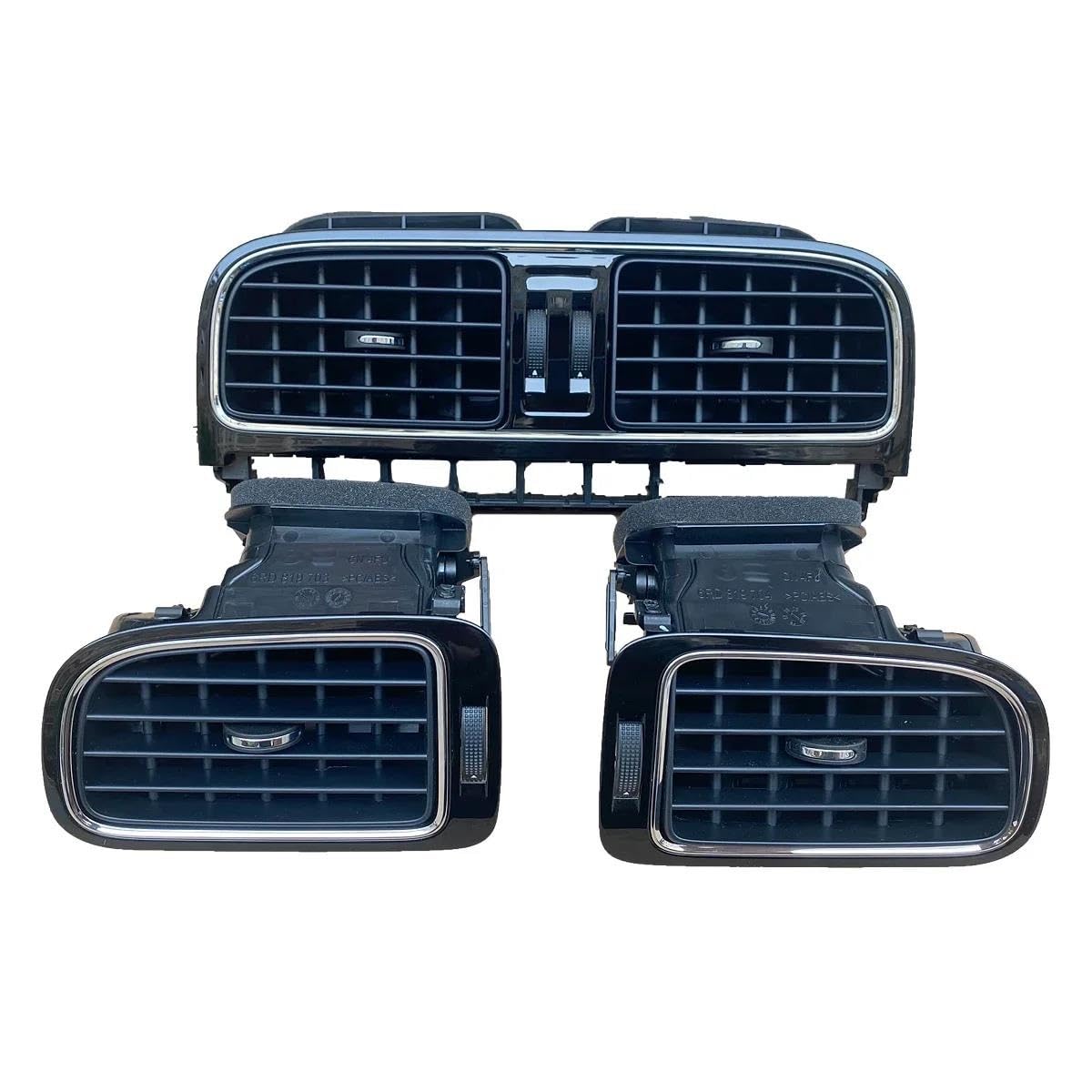 Autozubehör 1/3PCS Front Dash Glänzend Schwarz AC Air Vent Grille Für 5 6R 2GEN Fließheck GTI GTS 2014 2015 2016 2017 2018 6R0819703(1 Set.) von BYAMBD