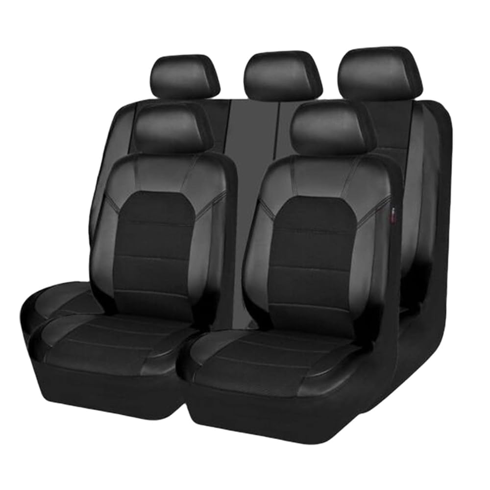 BYBEST 9PCS Auto Sitzbezüge Sets für Nissan Altima V L33 2012 2013 2014 2015 2016 2017 2018, Leder Wasserdicht Vordersitze Rücksitzschoner Leicht Zu Reinigen,B von BYBEST