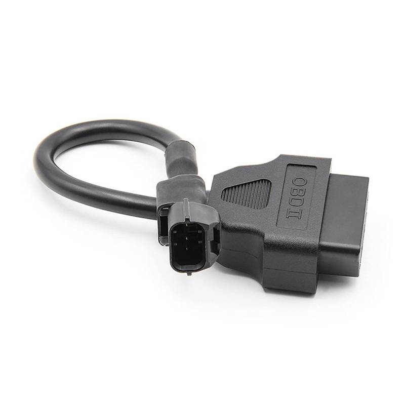 BYCUFF 3 Bis 16 Pin MotorräDer OBD Adapter OBD2 Diagnose Kabel VerläNgerungs Stecker für Motorrad ZubehöR von BYCUFF