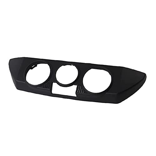 BYCUFF Auto Schwarz Front Dashboard AC Heizung Steuerung Paneel Trim Abdeckung Kappe Passend für 9N 2002-2010 6Q0820075C 1QA von BYCUFF