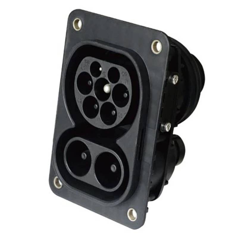 BYCUFF CCS Type 2 EV Female Combo 2 Socket 1000V 62196-3 Elektroauto Schnellladung DC150A 850V DC von BYCUFF