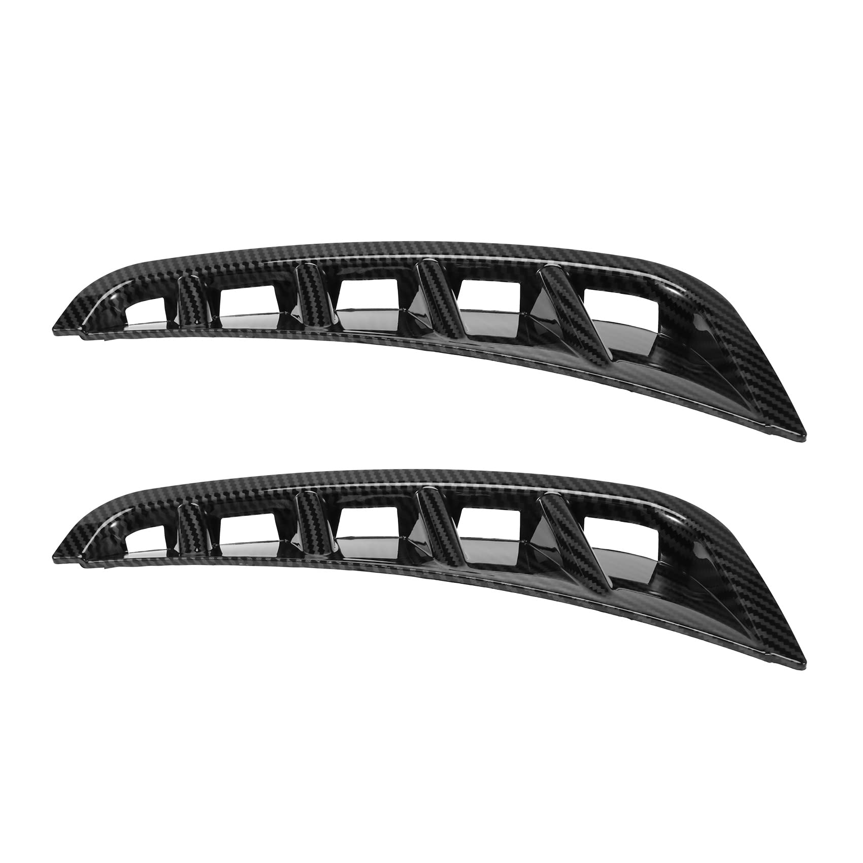 BYCUFF Front StoßStange Seitliche Luft BelüFtung Spoiler Splitter Canard für C W205 C63 C180 C200 C260 C300 C180L C200L 2019+ von BYCUFF