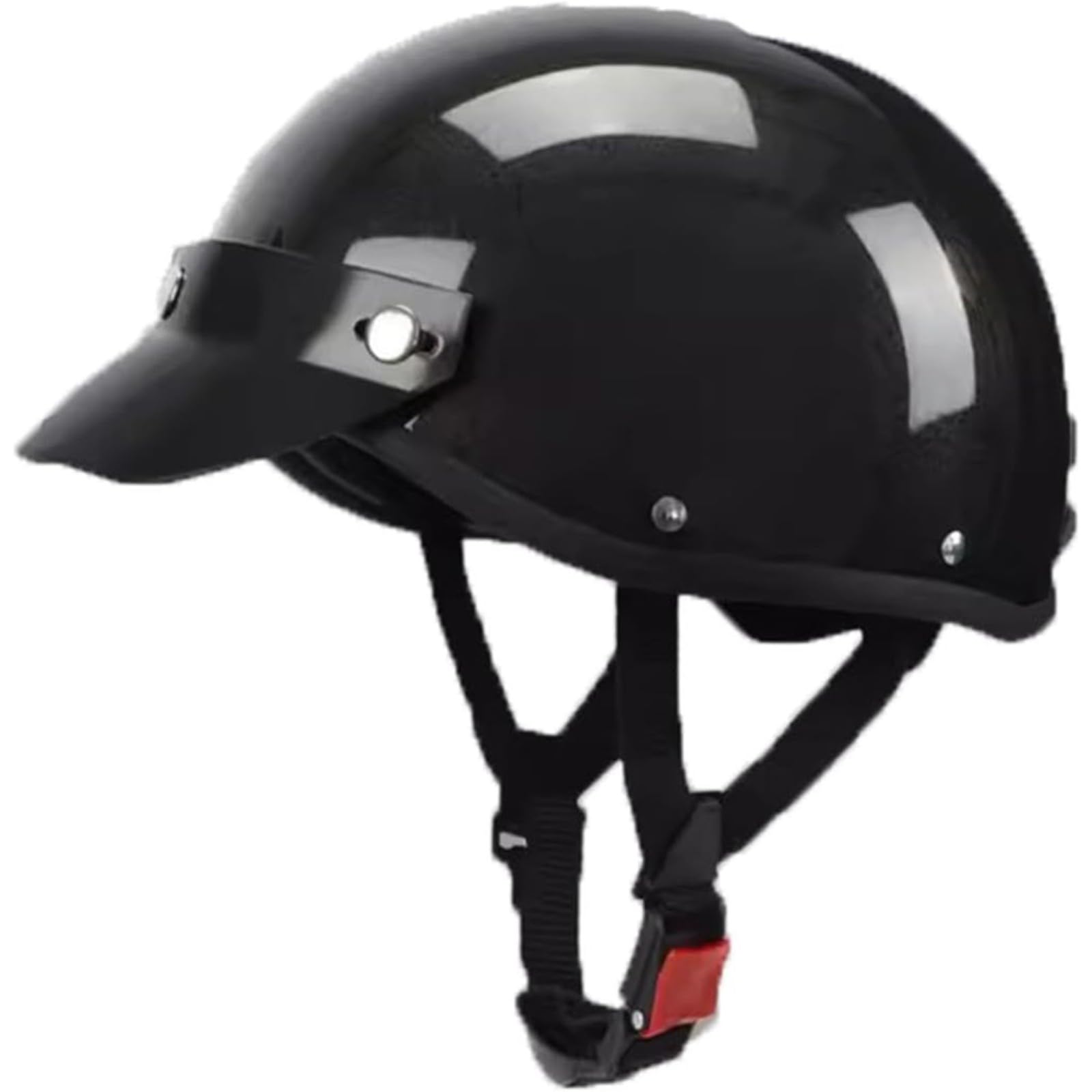 BYFHHHH Halbhelm Motorrad Mit Schutzbrille, Halbschalenhelm Baseballmütze Helm Motorradhelm Cruiser Chopper Rollerhelm Für Bike Cruiser Chopper Moped Scooter G von BYFHHHH