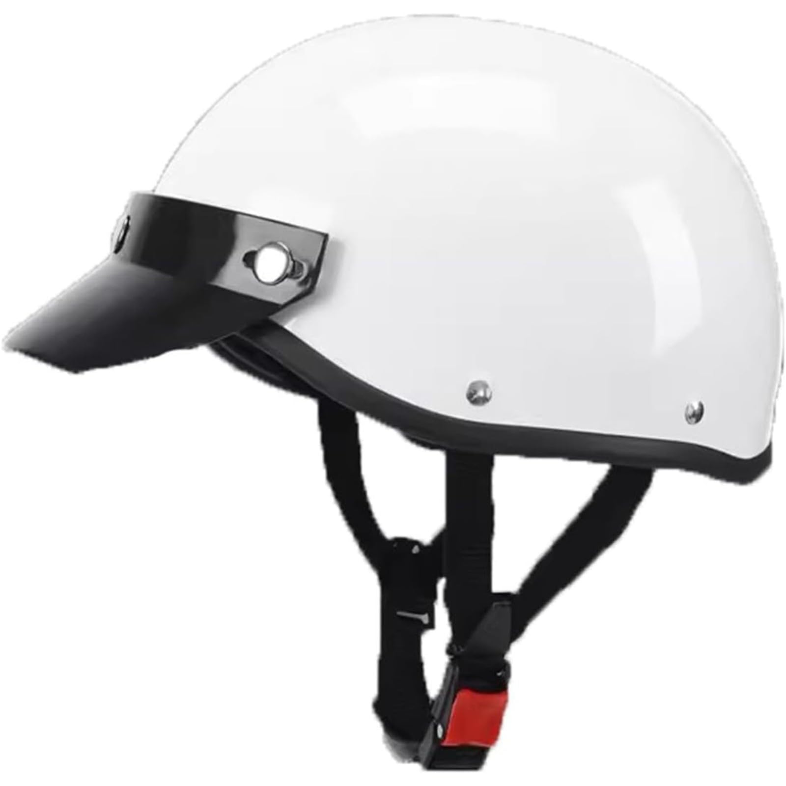 BYFHHHH Halbhelm Motorrad Mit Schutzbrille, Halbschalenhelm Baseballmütze Helm Motorradhelm Cruiser Chopper Rollerhelm Für Bike Cruiser Chopper Moped Scooter I von BYFHHHH