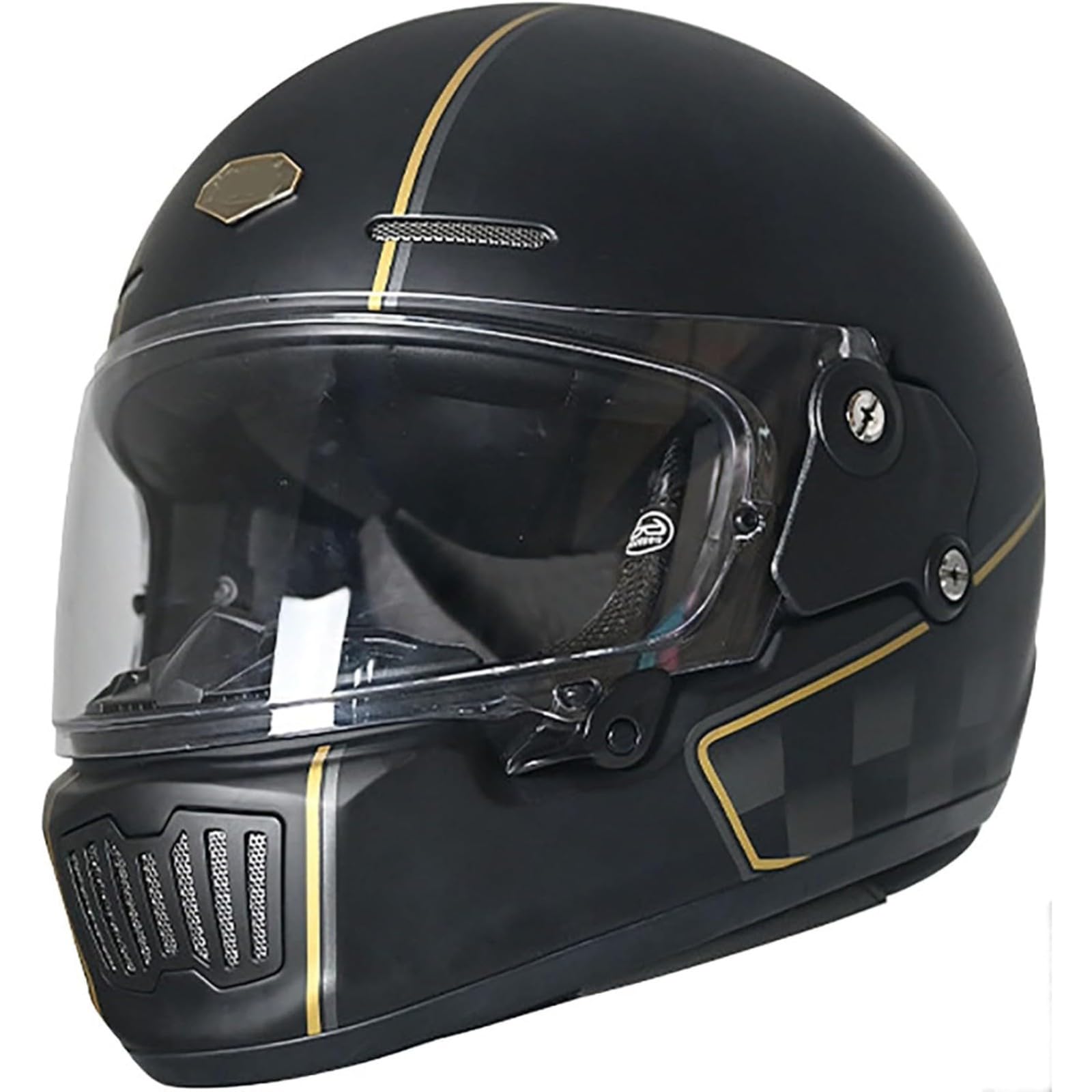 BYFHHHH Integralhelm Für Motorradfahrer Mit Sonnenblende, Roller-Mopedhelm, Modularer Helm Mit DOT/ECE-Zertifizierung, Integralhelm Für Erwachsene, Männer Und Frauen C,M=57~58CM von BYFHHHH