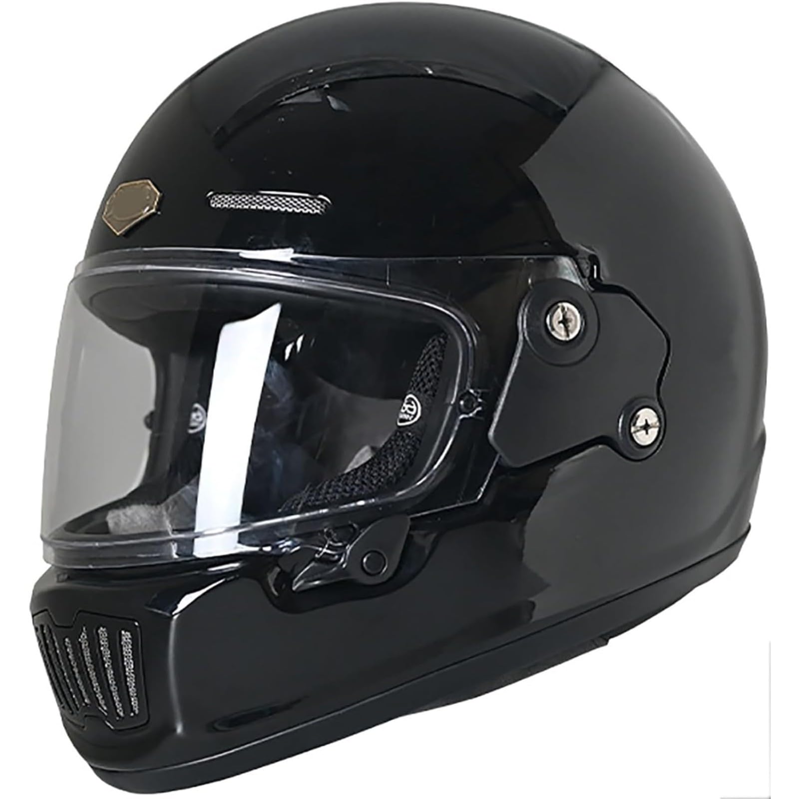 BYFHHHH Integralhelm Für Motorradfahrer Mit Sonnenblende, Roller-Mopedhelm, Modularer Helm Mit DOT/ECE-Zertifizierung, Integralhelm Für Erwachsene, Männer Und Frauen D,L=59~60CM von BYFHHHH