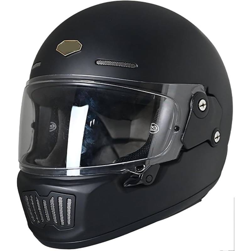 BYFHHHH Integralhelm Für Motorradfahrer Mit Sonnenblende, Roller-Mopedhelm, Modularer Helm Mit DOT/ECE-Zertifizierung, Integralhelm Für Erwachsene, Männer Und Frauen F,XL=61~62CM von BYFHHHH