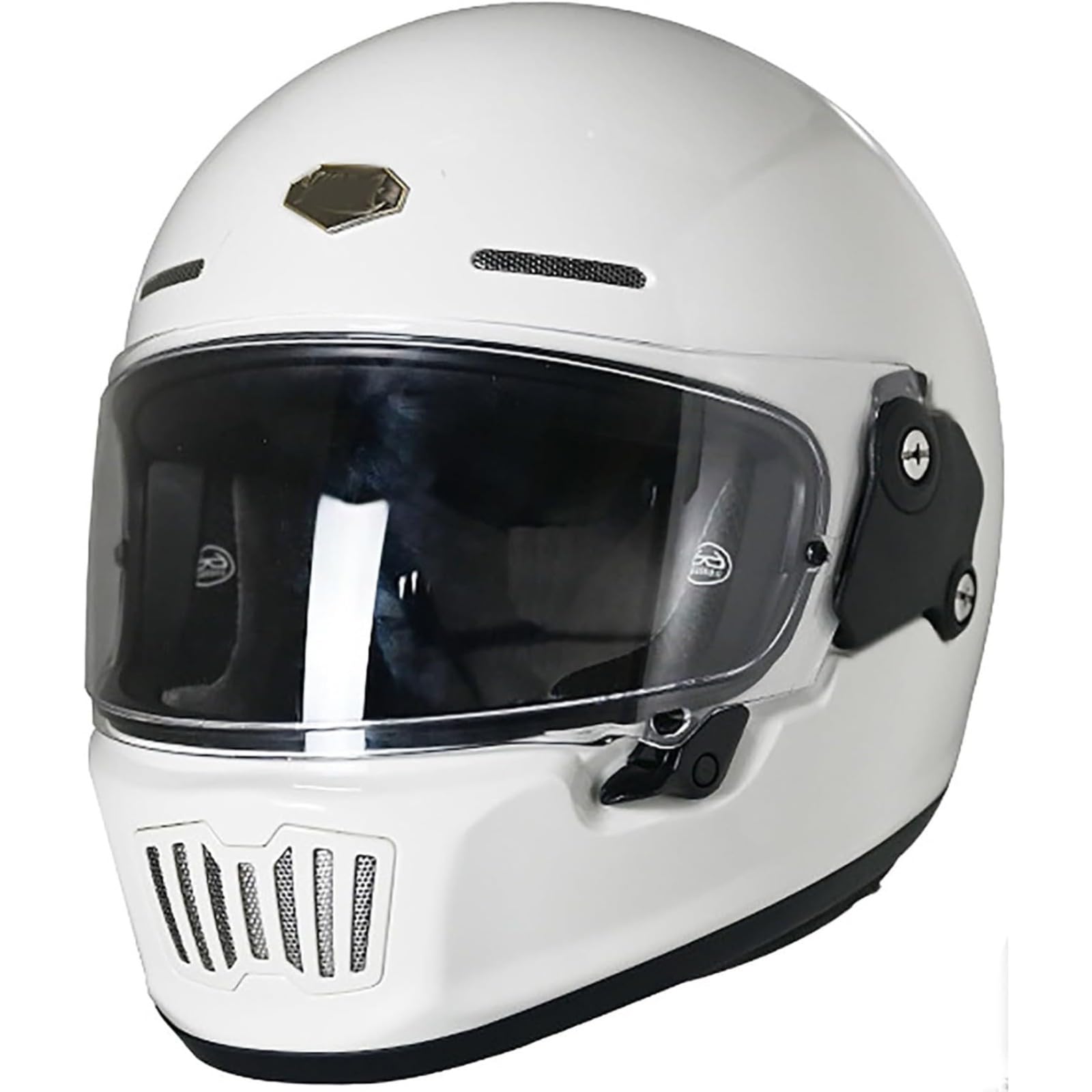 BYFHHHH Integralhelm Für Motorradfahrer Mit Sonnenblende, Roller-Mopedhelm, Modularer Helm Mit DOT/ECE-Zertifizierung, Integralhelm Für Erwachsene, Männer Und Frauen J,M=57~58CM von BYFHHHH