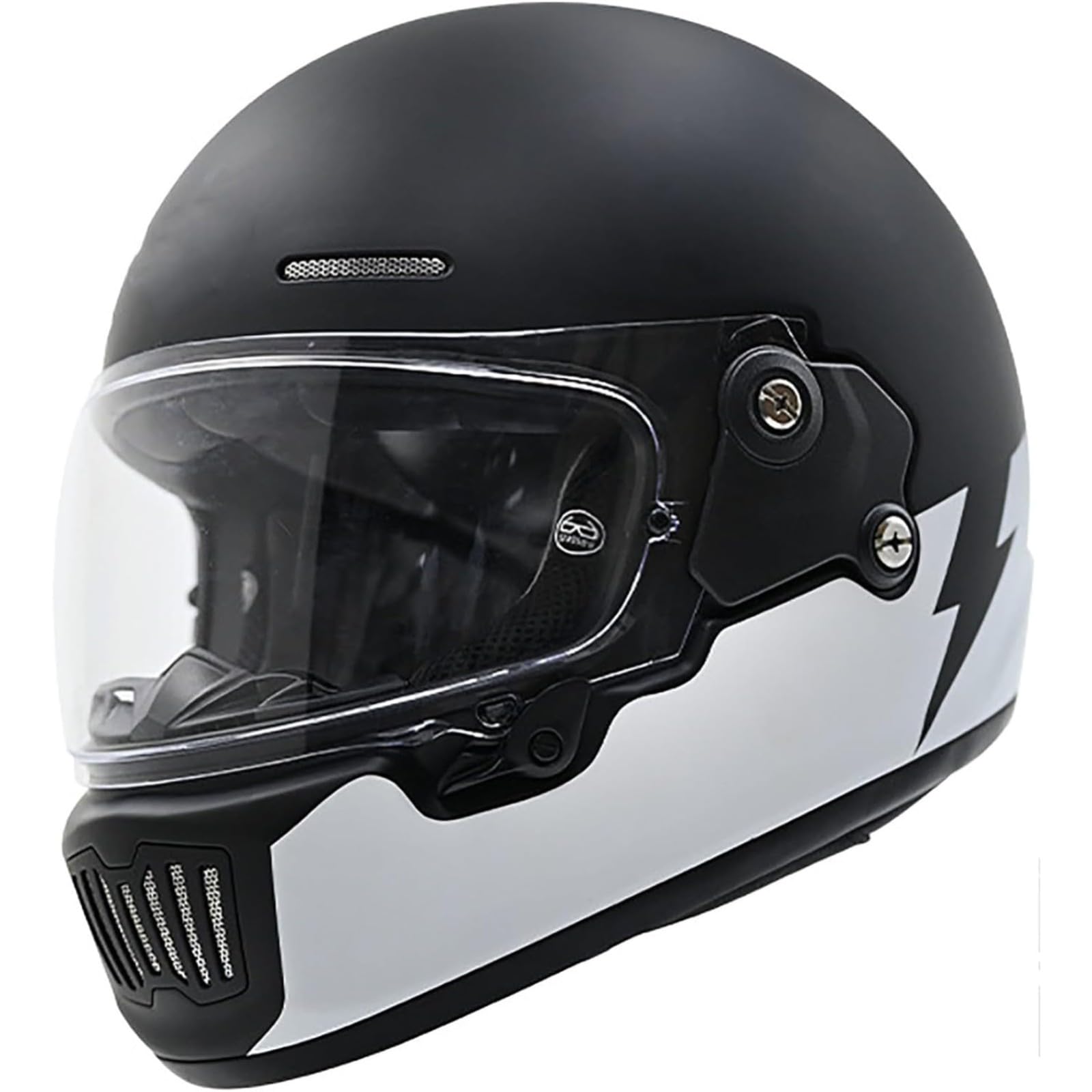 BYFHHHH Integralhelm Für Motorradfahrer Mit Sonnenblende, Roller-Mopedhelm, Modularer Helm Mit DOT/ECE-Zertifizierung, Integralhelm Für Erwachsene, Männer Und Frauen L,L=59~60CM von BYFHHHH