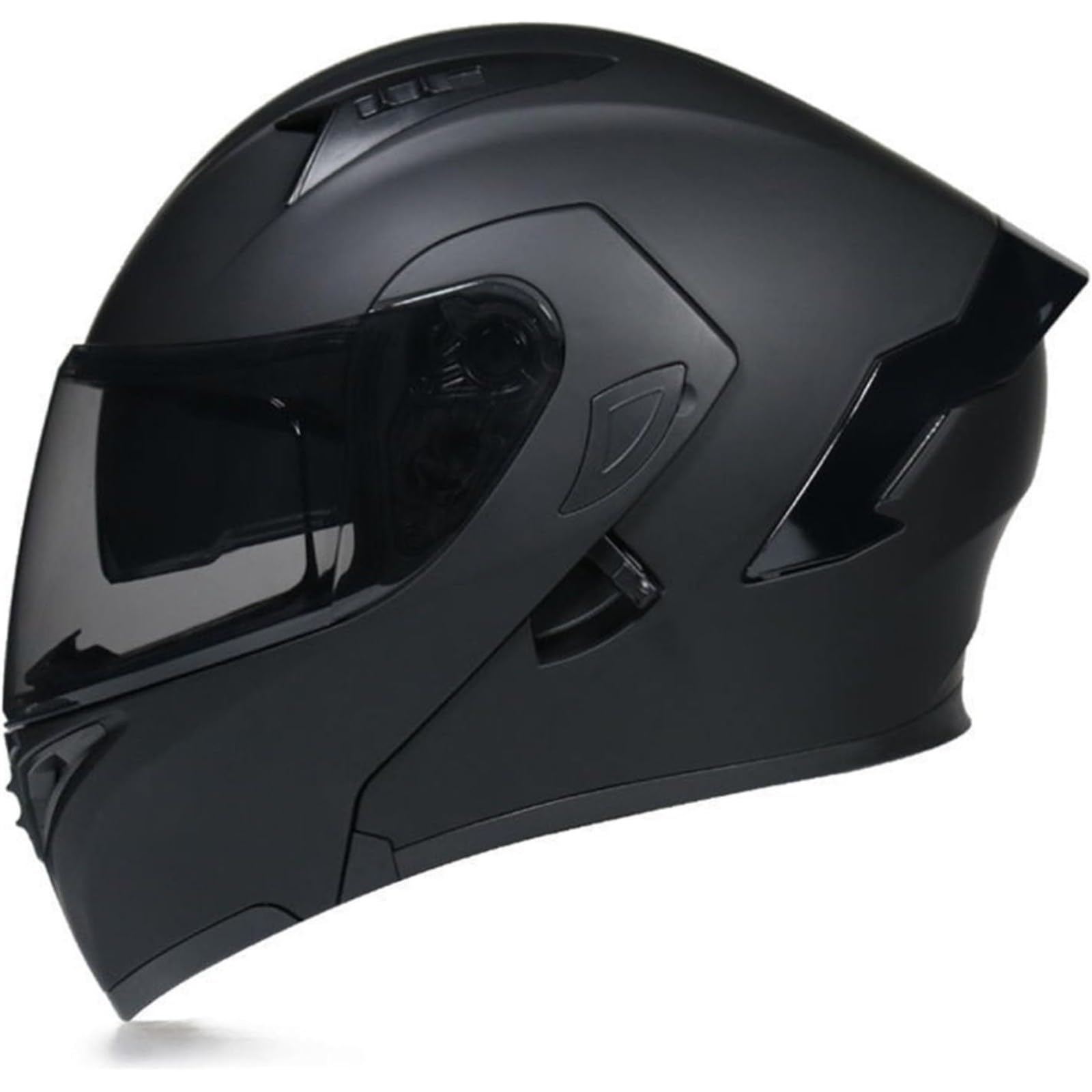 BYFHHHH Motorrad-Klapphelm Mit Sonnenblende, ECE-Zertifizierter Motorradhelm, Integralhelm Mit Doppelvisier, Faltbarer Motorradhelm Für Männer Und Frauen 3,M=57~58CM von BYFHHHH