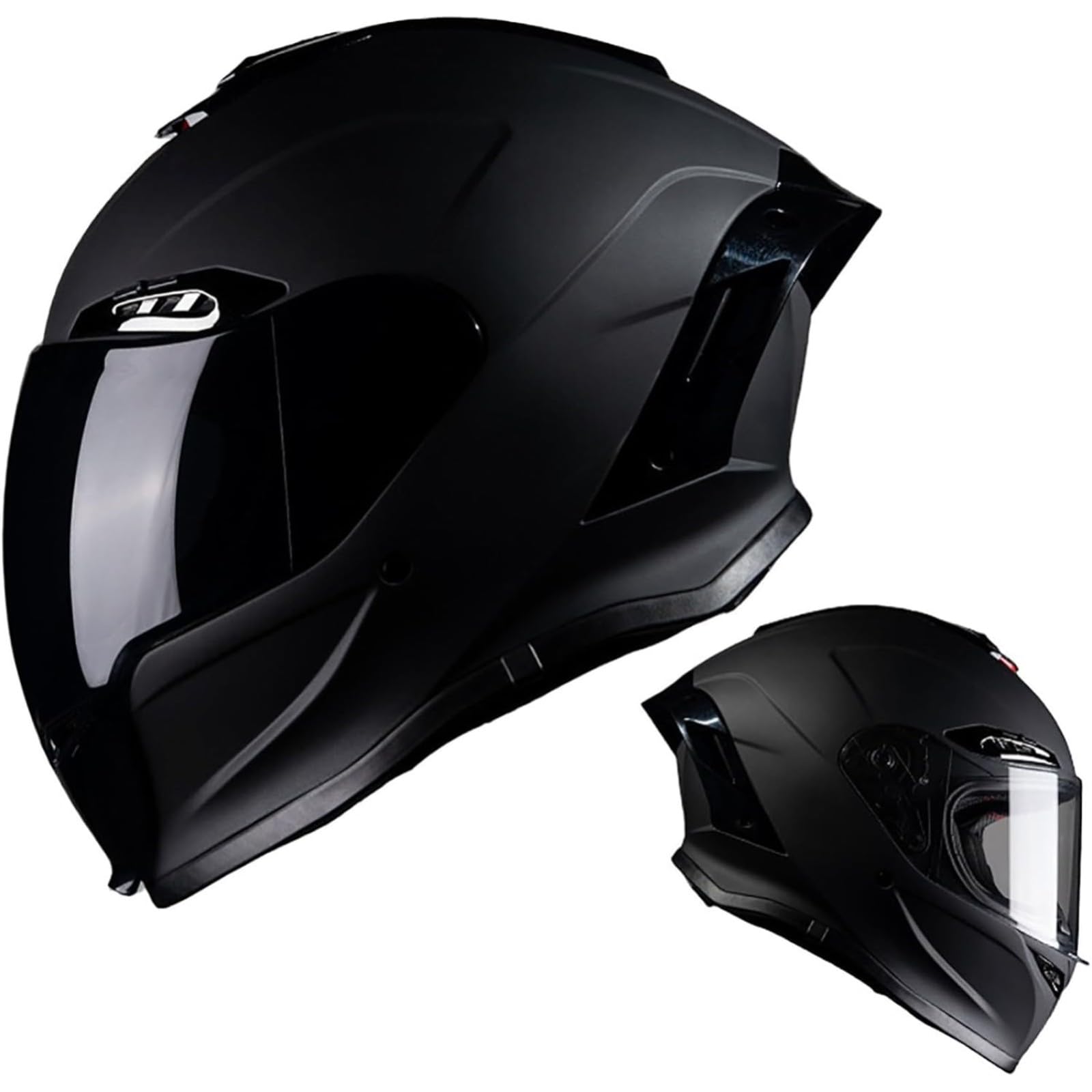 BYFHHHH Motorradhelm Integralhelm Mit Sonnenblende, ECE-Geprüfter Modularer Integralhelm Integrierter Motorrad-Integralhelm Für Männer Und Frauen B,XL=61~62CM von BYFHHHH