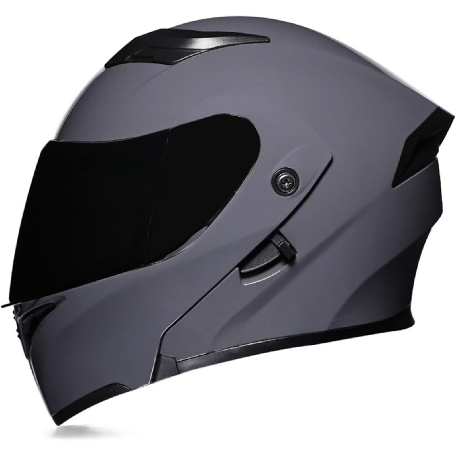 BYFHHHH Motorradhelm Motorrad-Klapphelm, DOT/ECE-Zertifizierter Integralhelm Modularhelm, Mit Doppelvisier Klapp-Integralhelm Für Erwachsene Männer Frauen B,XXL=63~64CM von BYFHHHH