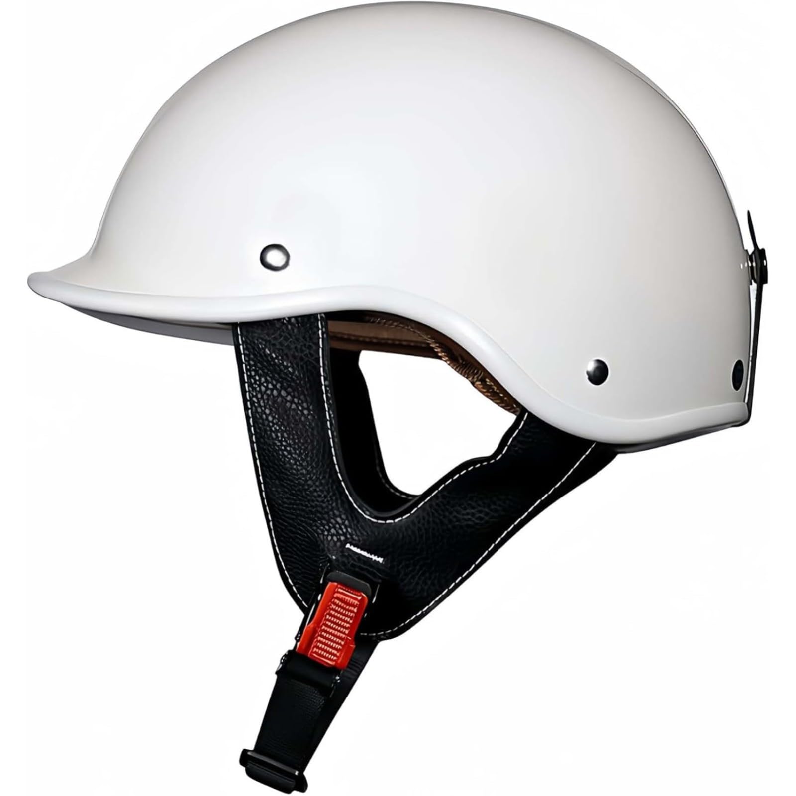 BYFHHHH Offener Motorradhelm, DOT/ECE-Zugelassene Helme Mit Verstellbarer Schnellverschlussschnalle, Für Unisex-Helme H,XS=54~55CM von BYFHHHH