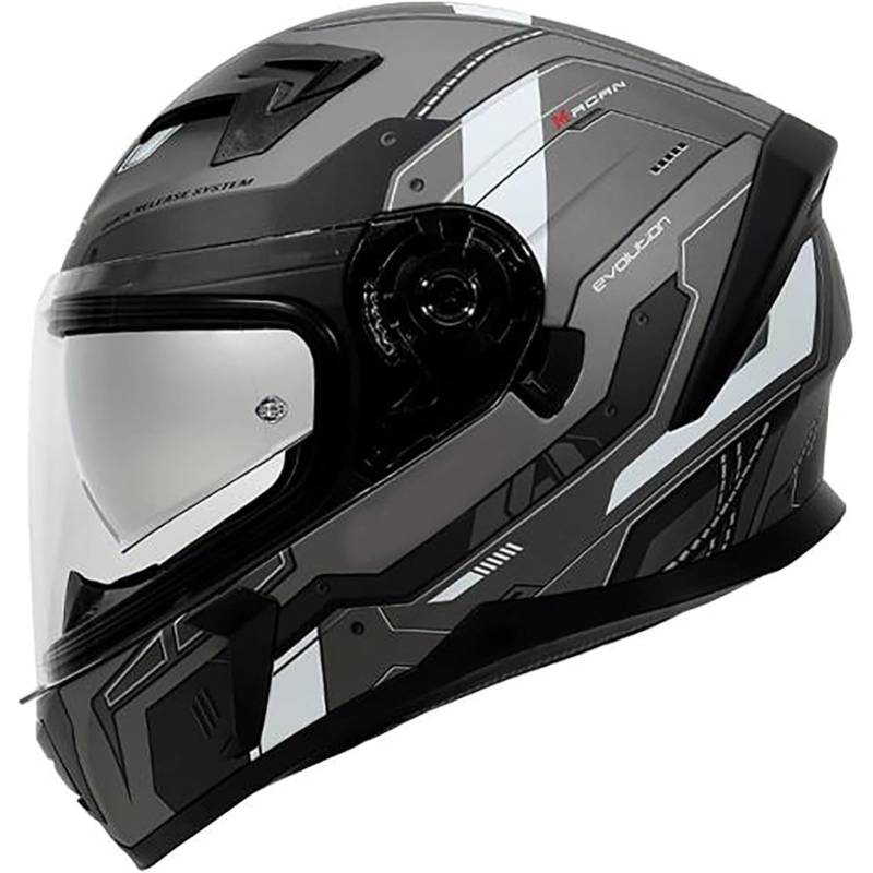 Modularer Motorradhelm, ECE-Zertifizierter Motorrad-Integralhelm Mit Doppelvisier, Mopedhelm Für Damen Und Herren, Integralhelm Motorradhelm I,XXL=63~64CM von BYFHHHH