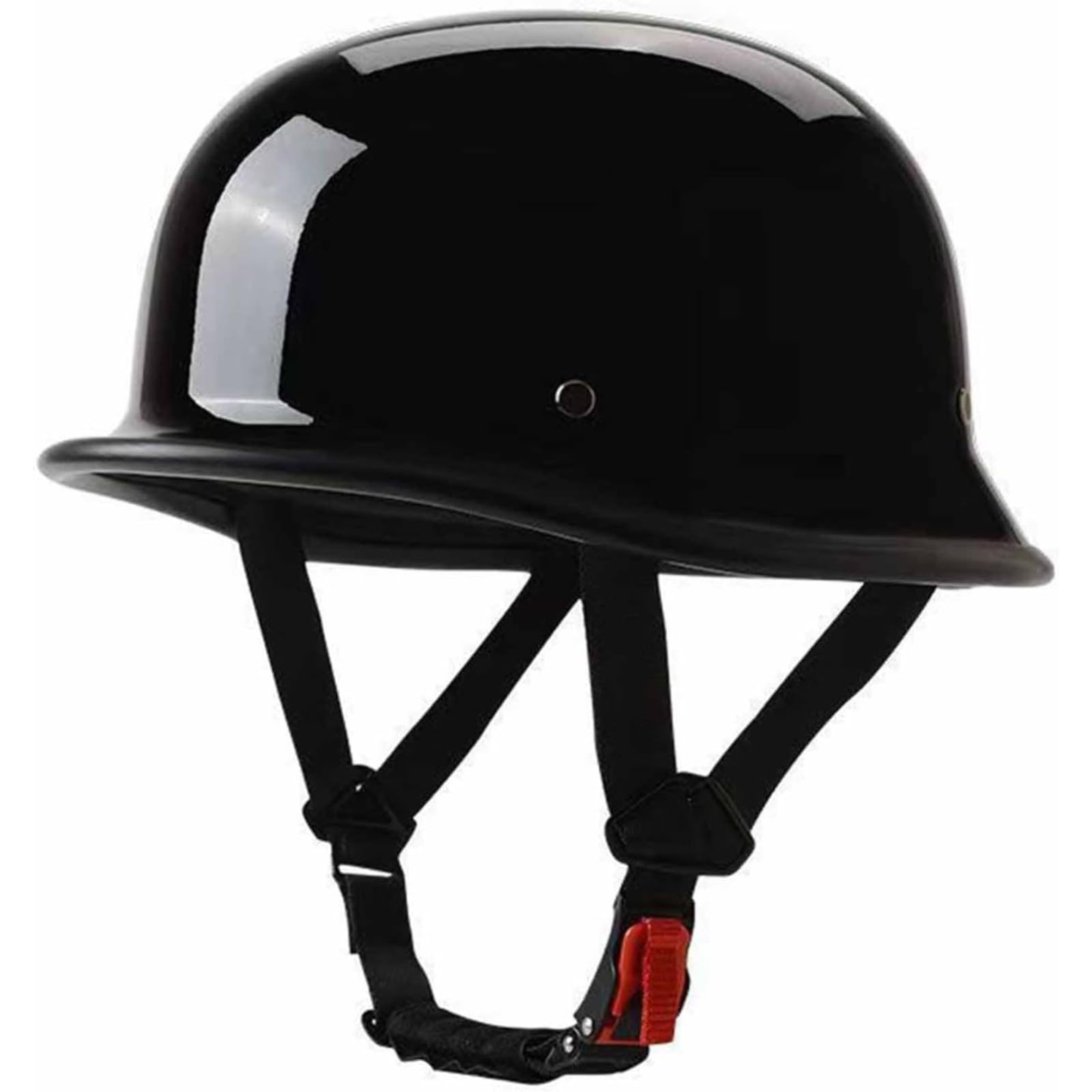 Motorrad-Halbhelm, DOT/ECE-Zertifizierter Jethelm, Retro-Motorradhelm, Moped-Scooter-Offener Helm Mit Schnellverschluss, Halbschalenhelm Für Männer Und Frauen B,3XL=65~66CM von BYFHHHH