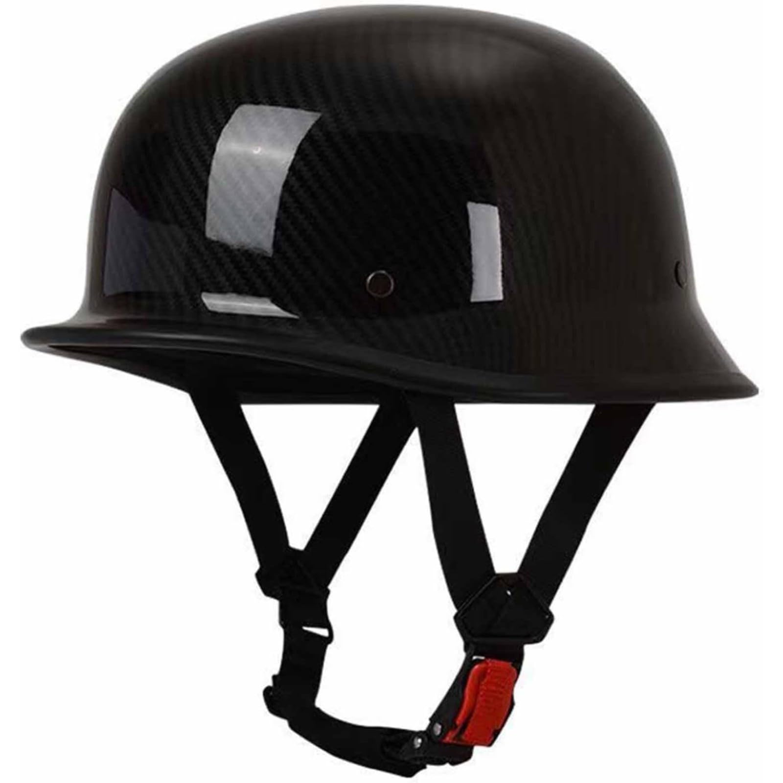 Motorrad-Halbhelm, DOT/ECE-Zertifizierter Jethelm, Retro-Motorradhelm, Moped-Scooter-Offener Helm Mit Schnellverschluss, Halbschalenhelm Für Männer Und Frauen G,3XL=65~66CM von BYFHHHH