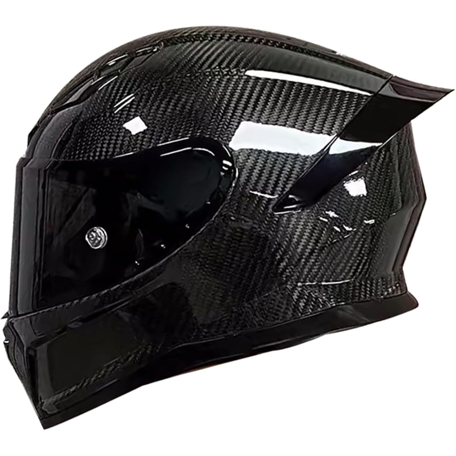 Motorrad-Integralhelm Mit Sonnenblende, DOT/ECE-Zertifizierter Modularer Motorrad-Mopedhelm, Motorradhelm-Integralhelme Für Frauen Und Männer, Erwachsene A,L=59~60CM von BYFHHHH