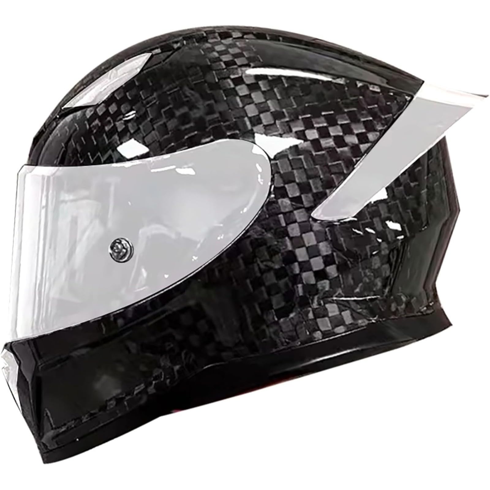 Motorrad-Integralhelm Mit Sonnenblende, DOT/ECE-Zertifizierter Modularer Motorrad-Mopedhelm, Motorradhelm-Integralhelme Für Frauen Und Männer, Erwachsene C,L=59~60CM von BYFHHHH